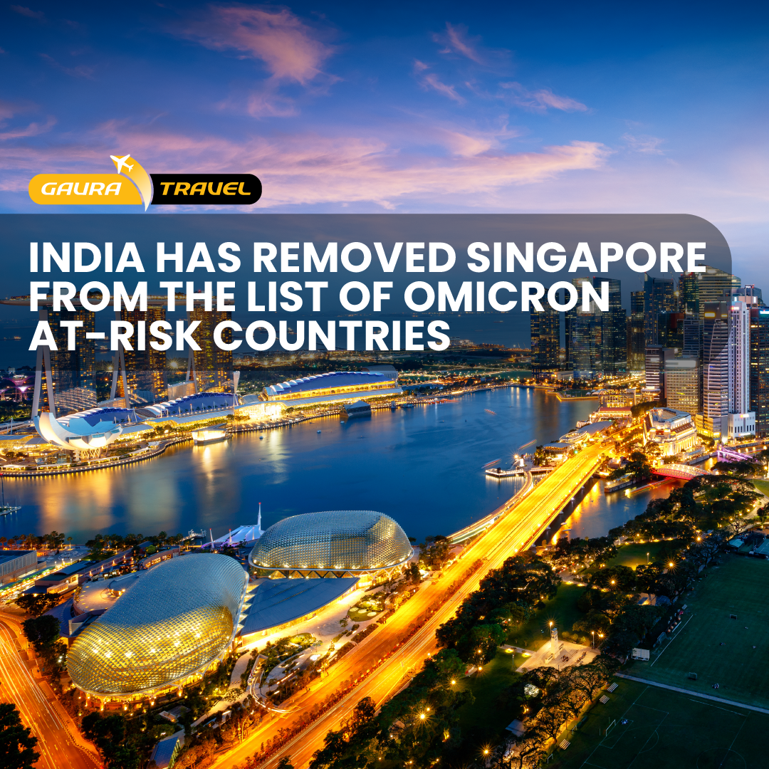 Singapore has taken off from the list of Omicron 'At-risk' nations