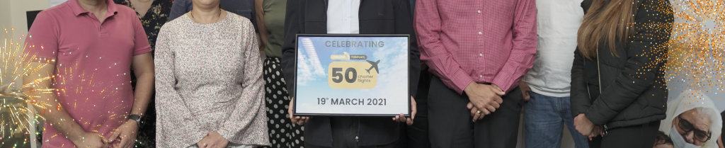 Celebrating 50 Charter Flights from Australia to India