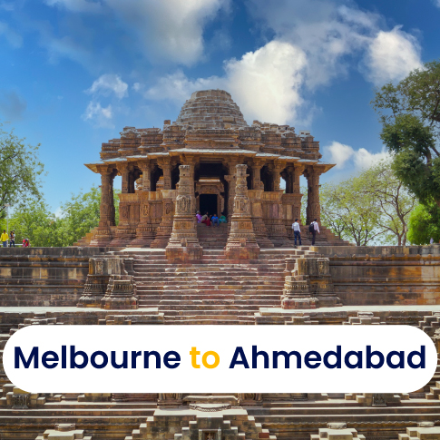 melbourne to ahmedabad