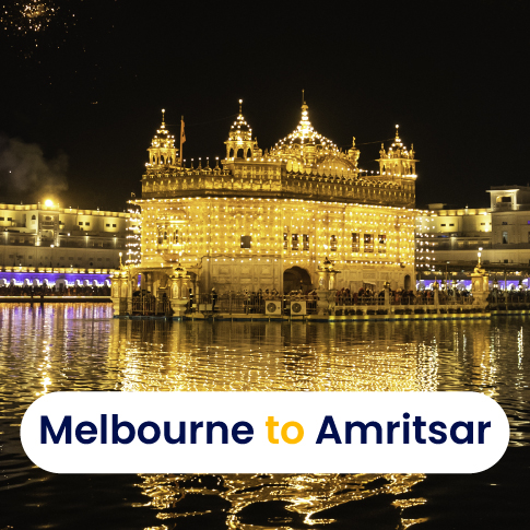 melbourne to amritsar