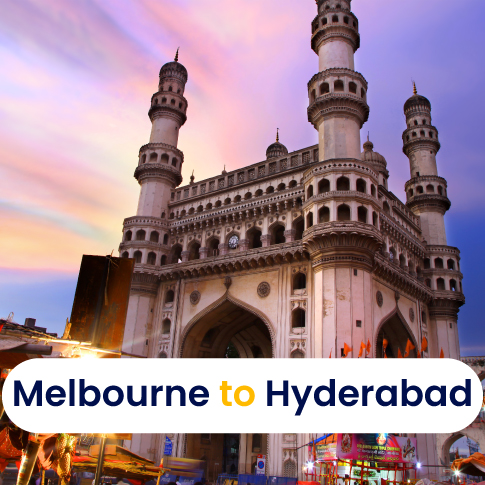 melbourne to hyderabad