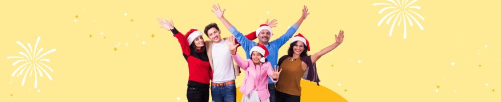 A joyful Indian family eagerly boarding a modern premium airline, starting their comfortable flight from Australia to India securely booked with Gaura Travel.
