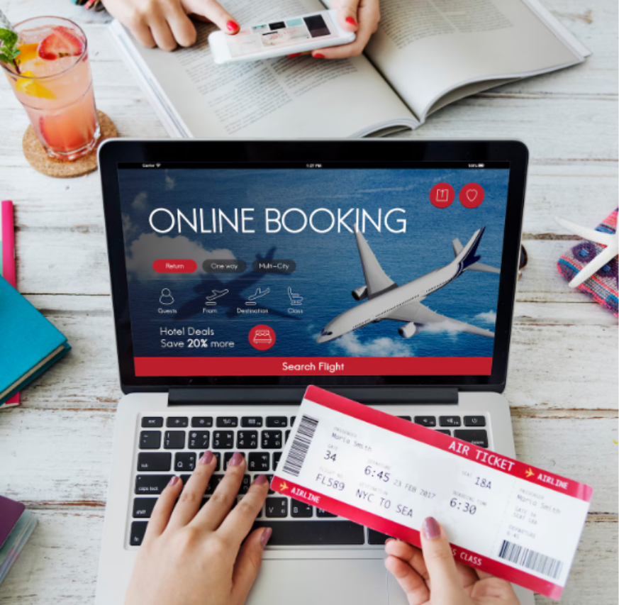 Booking flight tickets online