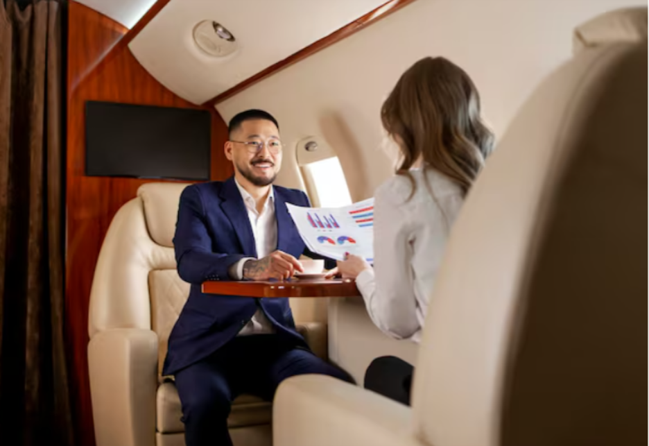 Amenities provided in premium classes on airlines  
