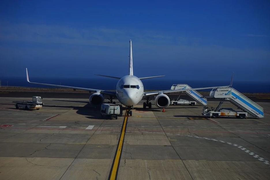 Plane at the airport  