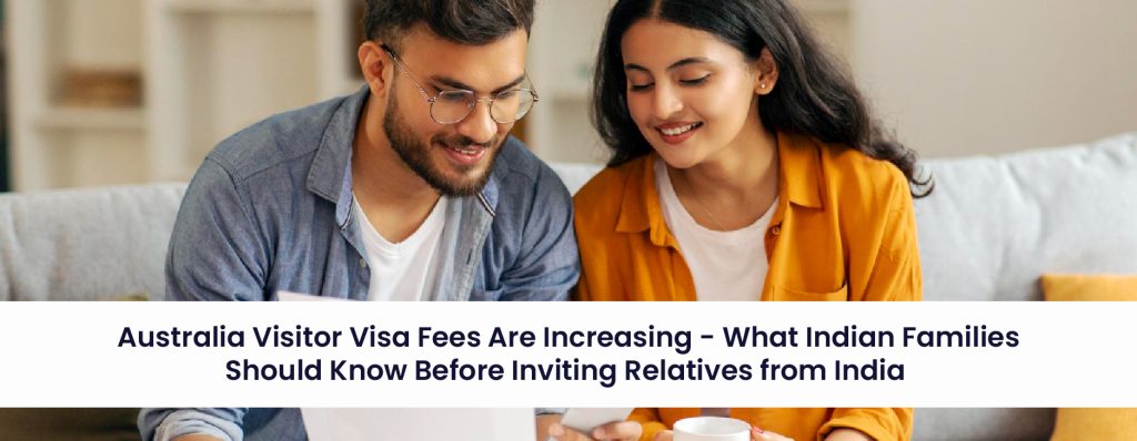visitor visa australia fees for Indian families